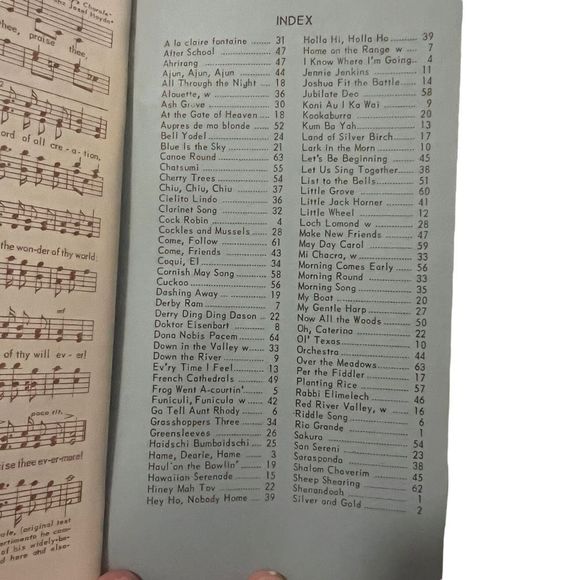 Vintage Songs To Keep‎ Second Edition Song Booklet World Around Songs 60s Camp - Picture 3 of 4